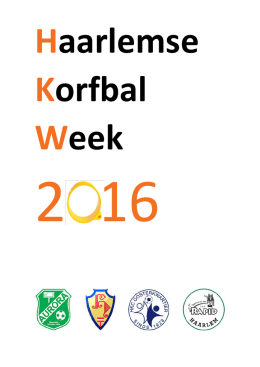 Klik om te downloaden - De Haarlemse Korfbalweek