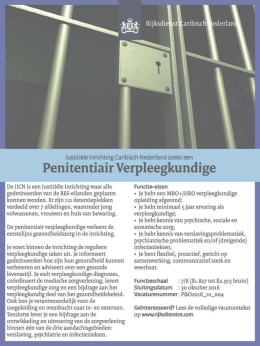 Penitentiair Verpleegkundige (JICN)