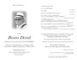 Bruno Demil - Moulart Herregodts Begrafenisonderneming