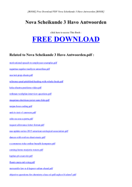 free nova scheikunde 3 havo antwoorden pdf