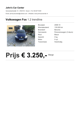 Prijs &euro; 3.250,