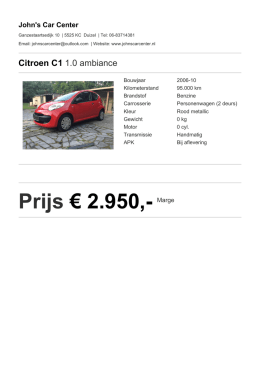 Prijs &euro; 2.950,