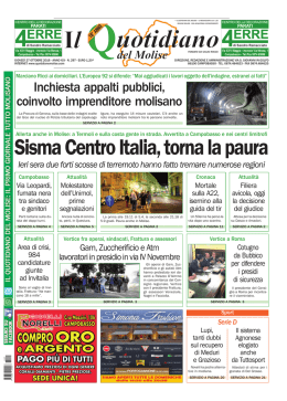 1 Prima Pagina.pmd - Quotidiano Del Molise