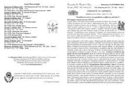Numero 38 del 23 Ottobre 2016 - Parrocchia S. Nicola di Bari