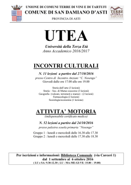 Manifesto UTEA 2016- 2017
