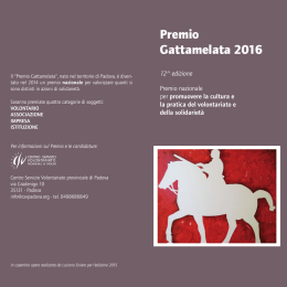 Premio Gattamelata 2016