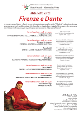 Firenze e Dante - ISIS Gobetti