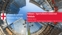 Piano di lavoro Milano digitale
