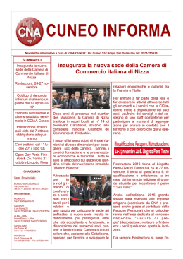 Cuneo Informa n. 36° 2016