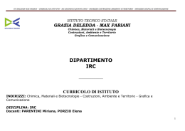 (IRC) per Indirizzi Grafica e Comunicazione e Costruzione