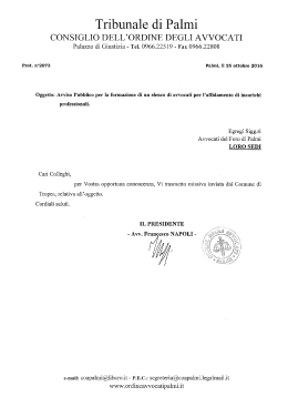 - Ordine degli Avvocati di Palmi