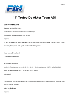 14° Trofeo De Akker Team ASI