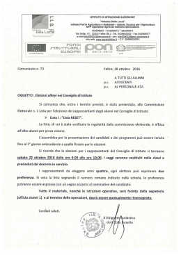 leggi tutto - IIS Agrario "Antonio Della Lucia"