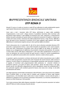 report incontro DTP Roma Manut. Infr.1