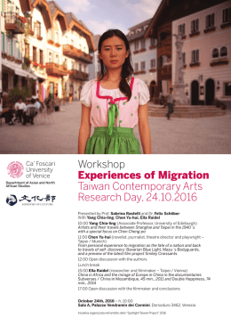 Workshop Experiences of Migration Taiwan Contemporary Arts