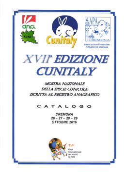 catalogo cunitaly 2016