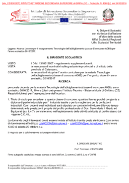 ricerca_docenti_A068 - Ufficio Scolastico Regionale Piemonte