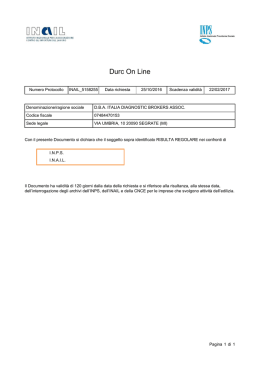 DURC in formato PDF