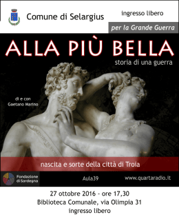 Scarica la Locandina per maggiori informazioni