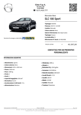 Mercedes-Benz SLC 180 - Stock ID: 10-N014366