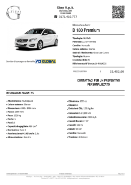 Mercedes-Benz B 180 - Stock ID: 10-N014335
