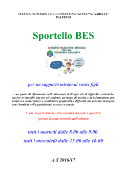 Sportello BES - ddgabelli.gov.it
