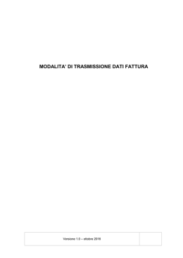Allegato - Modalità di trasmissione dati fattura - pdf