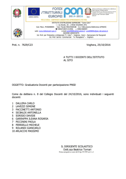 TIMBRO DELL`UFFICIO DIN SERVIZIO