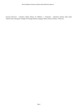 Second Edition Petrarca Fra Medioevo E Umanesimo: Lesperienza