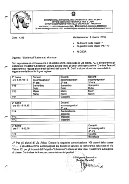 Leggi tutto - Istituto Comprensivo Statale RAFFAELLO GIOVAGNOLI