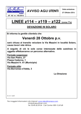 LINEE z114 – z119 – z122 (corsa 77a)