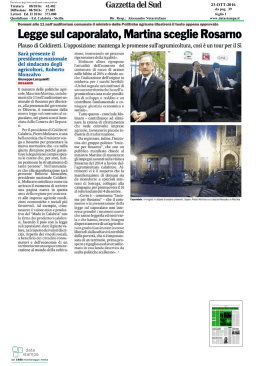 23-OTT-2016 - Confagricoltura Cuneo