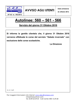 561 - 566 Servizio 31 Ottobre 2016