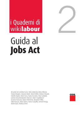Guida al Jobs Act
