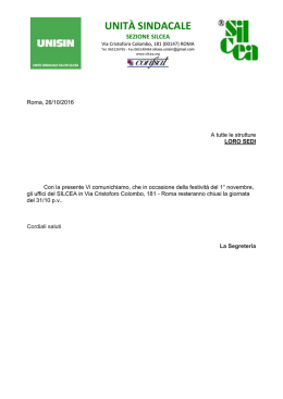 leggi il comunicato