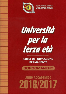 Foto a pagina intera - Comune di Borgomanero