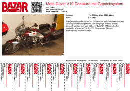 Moto Guzzi V10 Centauro mit Gepäcksystem