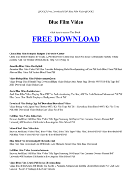 free blue film video pdf