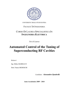Automated Control of the Tuning of Superconducting RF