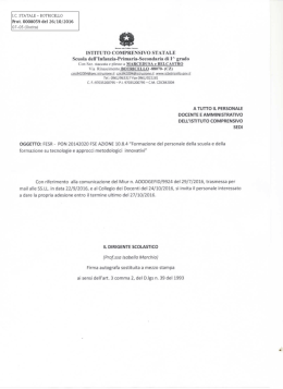 PNSD-Formazione del personale della scuola 1