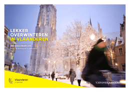 LEKKER OVERWINTEREN IN VLAANDEREN