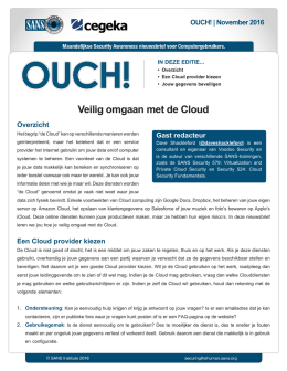 OUCH! Security Awareness Newsletter - Securing The Human