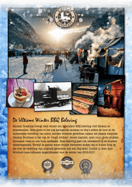 Winter BBQ Brochure