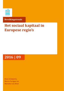 Het sociaal kapitaal in Europese regio`s