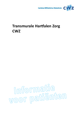 Transmurale Hartfalen Zorg CWZ