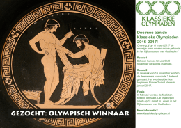 algemeen - Klassieke Olympiaden