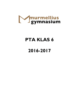 PTA klas 6 - Murmellius Gymnasium
