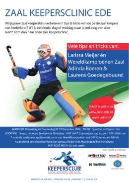 Flyer Zaalhockey clinic 28 - 29 dec 2016 pdf
