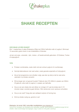 shake recepten
