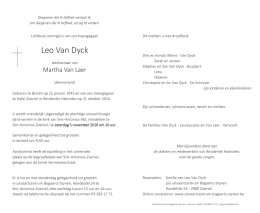 Leo Van Dyck - ingedachten.be